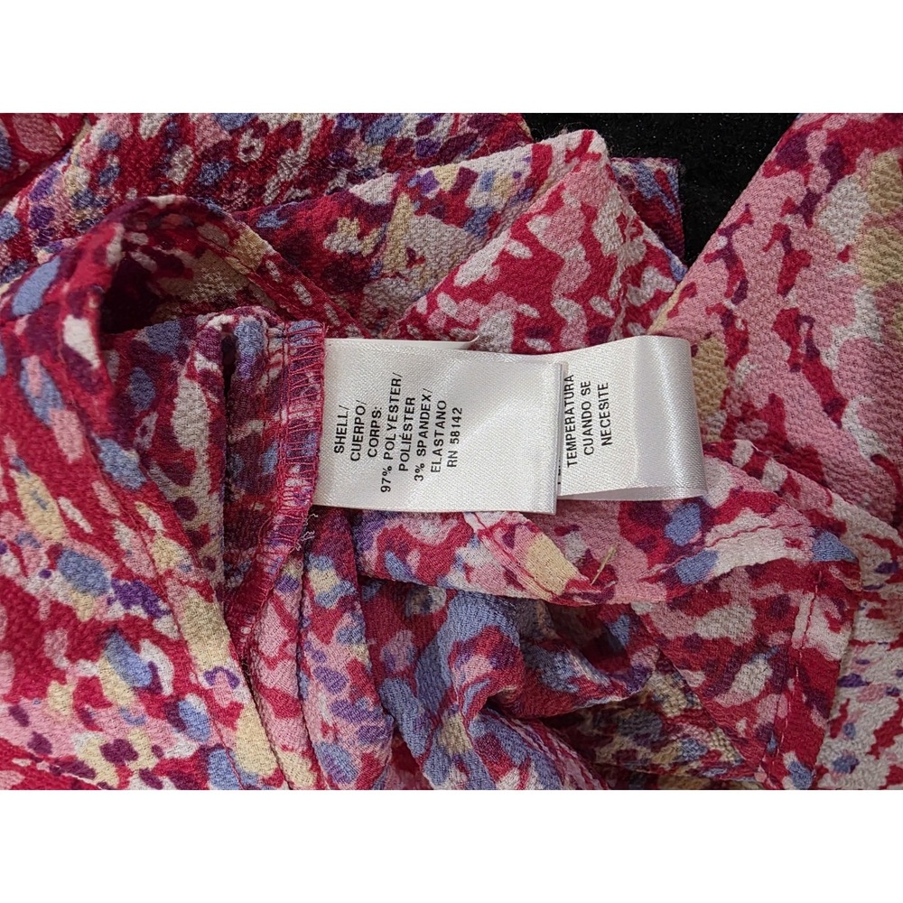 NWT London Times Pink Floral Smocked Waist Maxi Crinkled Garden Wedding A Line12 - Picture 10 of 10